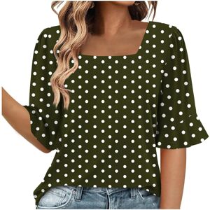 Unbranded (M, 003* Army Green) Summer Tops for Women UK Clearance Ladies Tops Square Neck Unbranded (M, 003* Army Green) Summer Tops for Women UK Clearance Ladies Tops Square Neck
