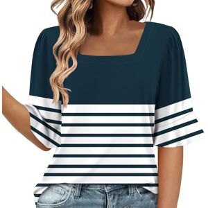 Unbranded (XXL, 005* Navy) Summer Tops for Women UK Clearance Ladies Tops Square Neck Shor Unbranded (XXL, 005* Navy) Summer Tops for Women UK Clearance Ladies Tops Square Neck Shor
