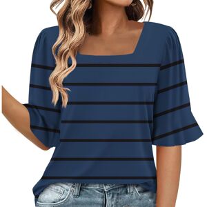 Unbranded (XXL, 004* Dark Blue) Summer Tops for Women UK Clearance Ladies Tops Square Neck Unbranded (XXL, 004* Dark Blue) Summer Tops for Women UK Clearance Ladies Tops Square Neck