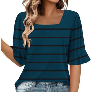 Unbranded (XXL, 004* Navy) Summer Tops for Women UK Clearance Ladies Tops Square Neck Shor Unbranded (XXL, 004* Navy) Summer Tops for Women UK Clearance Ladies Tops Square Neck Shor