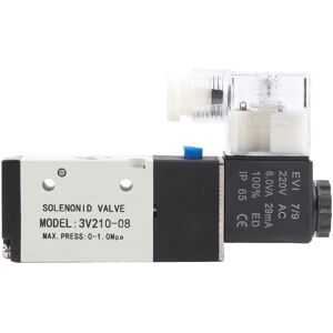Unbranded 1pc Pneumatic Solenoid Valve 3-Way 2-Position Type Unbranded 1pc Pneumatic Solenoid Valve 3-Way 2-Position Type