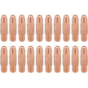 Unbranded 20Pcs Copper Contact Tip M6 for Binzel 24KD Unbranded 20Pcs Copper Contact Tip M6 for Binzel 24KD