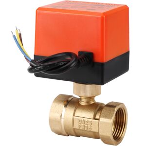 Unbranded AC 220V Brass Electric Motorized Ball Valve 2 Way Unbranded AC 220V Brass Electric Motorized Ball Valve 2 Way
