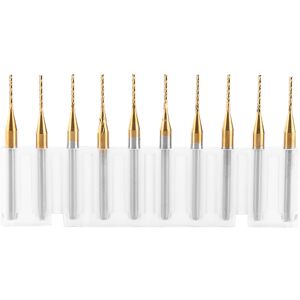 Unbranded 10pcs Titanium Coat Tungsten Carbide End Mill Unbranded 10pcs Titanium Coat Tungsten Carbide End Mill