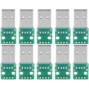 Unbranded 10Pcs USB Type A Male Plug to DIP Adapter Board 4 Unbranded 10Pcs USB Type A Male Plug to DIP Adapter Board 4