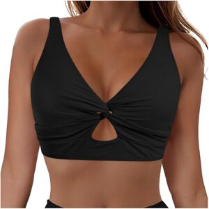 Unbranded (M, 003* Black) Bikini Tops for Women Summer Twist Front Swimsuit Top Sleeveless Unbranded (M, 003* Black) Bikini Tops for Women Summer Twist Front Swimsuit Top Sleeveless
