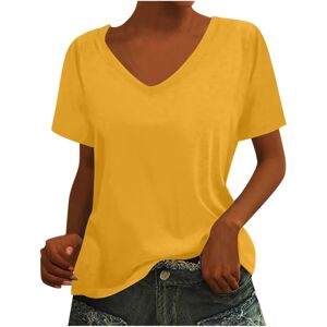Unbranded (M, 002* Yellow) Womens Summer Tops 2025 Short Sleeve V Neck T Shirts Dressy Pul Unbranded (M, 002* Yellow) Womens Summer Tops 2025 Short Sleeve V Neck T Shirts Dressy Pul