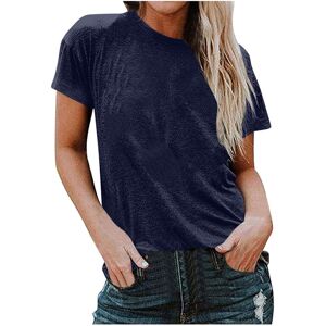 Unbranded (3XL, 001* Navy) Womens Summer Tops Casual T-Shirts Dressy Tunic Tops Crewneck S Unbranded (3XL, 001* Navy) Womens Summer Tops Casual T-Shirts Dressy Tunic Tops Crewneck S