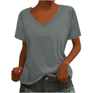 Unbranded (XL, 001* Gray) Womens Summer Tops 2025 Short Sleeve V Neck T Shirts Dressy Pull Unbranded (XL, 001* Gray) Womens Summer Tops 2025 Short Sleeve V Neck T Shirts Dressy Pull