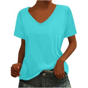 Unbranded (XL, 002* Sky Blue) Womens Summer Tops 2025 Short Sleeve V Neck T Shirts Dressy Unbranded (XL, 002* Sky Blue) Womens Summer Tops 2025 Short Sleeve V Neck T Shirts Dressy