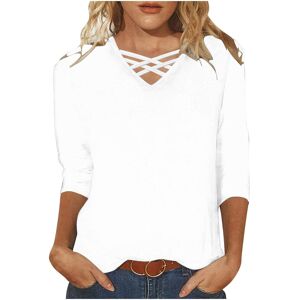 Unbranded (M, 01 White) Womens Tops Clearance Blouses for Women Dressy Casual 3/4 Sleeve S Unbranded (M, 01 White) Womens Tops Clearance Blouses for Women Dressy Casual 3/4 Sleeve S
