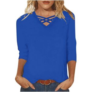 Unbranded (M, 02 Blue) Womens Tops Clearance Blouses for Women Dressy Casual 3/4 Sleeve Sh Unbranded (M, 02 Blue) Womens Tops Clearance Blouses for Women Dressy Casual 3/4 Sleeve Sh