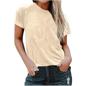 Unbranded (L, 001* Beige) Womens Summer Tops Casual T-Shirts Dressy Tunic Tops Crewneck Sh Unbranded (L, 001* Beige) Womens Summer Tops Casual T-Shirts Dressy Tunic Tops Crewneck Sh