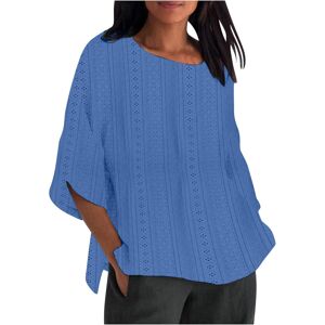 Unbranded (L, 01 Blue) Womens Tops Clearance Womens T Shirts Crewneck 3/4 Sleeve Shirts Su Unbranded (L, 01 Blue) Womens Tops Clearance Womens T Shirts Crewneck 3/4 Sleeve Shirts Su