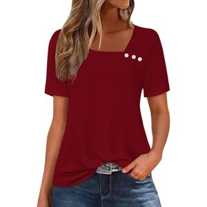Unbranded (XL, 002* Wine) Womens Tops V Neck Summer Short Sleeve Shirts Dressy Casual Tuni Unbranded (XL, 002* Wine) Womens Tops V Neck Summer Short Sleeve Shirts Dressy Casual Tuni