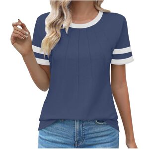 Unbranded (L, 002 Navy) Summer Tops for Women UK Clearance Ladies Tops Womens Dressy Casua Unbranded (L, 002 Navy) Summer Tops for Women UK Clearance Ladies Tops Womens Dressy Casua