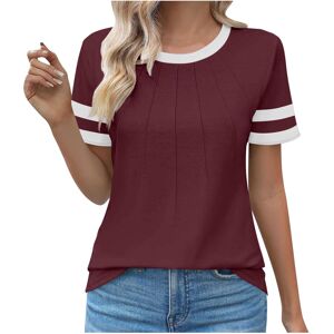Unbranded (S, 002 Wine) Summer Tops for Women UK Clearance Ladies Tops Womens Dressy Casua Unbranded (S, 002 Wine) Summer Tops for Women UK Clearance Ladies Tops Womens Dressy Casua