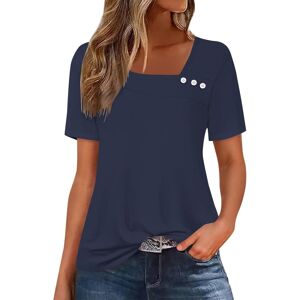 Unbranded (3XL, 001* Navy) Womens Tops V Neck Summer Short Sleeve Shirts Dressy Casual Tun Unbranded (3XL, 001* Navy) Womens Tops V Neck Summer Short Sleeve Shirts Dressy Casual Tun