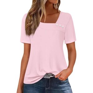 Unbranded (XXL, 001* Pink) Womens Tops V Neck Summer Short Sleeve Shirts Dressy Casual Tun Unbranded (XXL, 001* Pink) Womens Tops V Neck Summer Short Sleeve Shirts Dressy Casual Tun