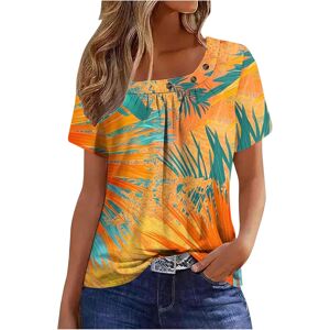 Unbranded (XXL, 005* Green) Womens Summer Tops Dressy Casual Short Sleeve Pleated T Shirts Unbranded (XXL, 005* Green) Womens Summer Tops Dressy Casual Short Sleeve Pleated T Shirts