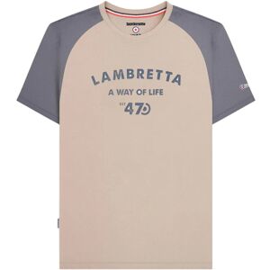 (XL, Stone) Lambretta Mens 1947 Raglan T-Shirt (XL, Stone) Lambretta Mens 1947 Raglan T-Shirt