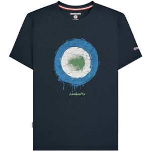 (L, Navy) Lambretta Mens Spray Logo T-Shirt (L, Navy) Lambretta Mens Spray Logo T-Shirt