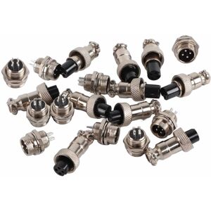 Unbranded 10 Set GX12 4Pin 12mm Aviation Plug Male Female Unbranded 10 Set GX12 4Pin 12mm Aviation Plug Male Female
