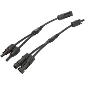 Unbranded 1 Pair Y Branch Connector Solar Panel Adapter Unbranded 1 Pair Y Branch Connector Solar Panel Adapter