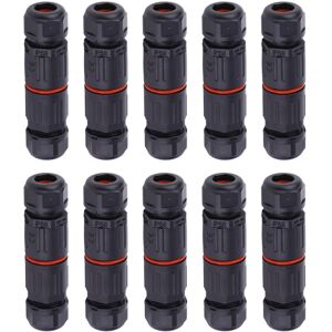 Unbranded 10PCS IP68 Waterproof Electrical Wire Cable 3Pin Unbranded 10PCS IP68 Waterproof Electrical Wire Cable 3Pin