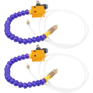 Unbranded 2Pcs Mist Coolant Lubrication Spray System for 8mm Unbranded 2Pcs Mist Coolant Lubrication Spray System for 8mm