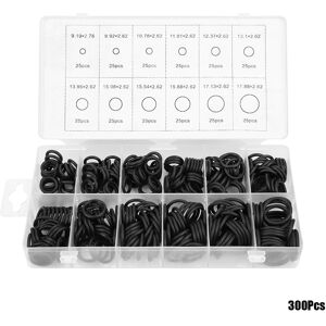 Unbranded 300pcs 12 Sizes Black O Ring Assortment Set Seal Unbranded 300pcs 12 Sizes Black O Ring Assortment Set Seal