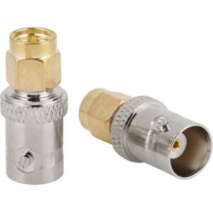 Unbranded 2pcs BNC Female to SMA Male Type RF Connector Unbranded 2pcs BNC Female to SMA Male Type RF Connector