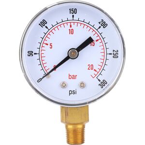 Unbranded Pressure Gauge 50mm Dial 1/8 BSPT Bottom Unbranded Pressure Gauge 50mm Dial 1/8 BSPT Bottom