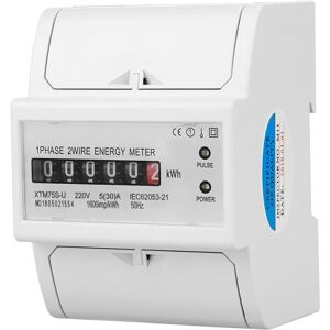 Unbranded 220V Digital 1 phase 2 Wire 4P Din Rail Electric Unbranded 220V Digital 1 phase 2 Wire 4P Din Rail Electric