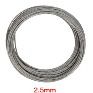 Unbranded 1Pc 20m 304 Stainless Steel Cable Wire Rope Hard Unbranded 1Pc 20m 304 Stainless Steel Cable Wire Rope Hard