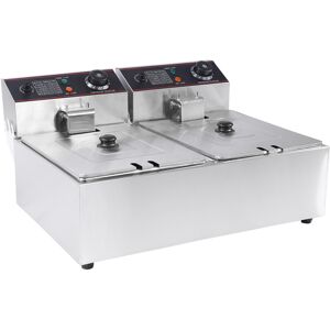 Unbranded Commercial Professional 12L Stainless Steel Double Unbranded Commercial Professional 12L Stainless Steel Double