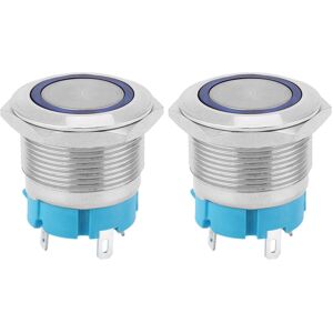 Unbranded 2PCS 4 Pin Self Locking Push Button Switch with Unbranded 2PCS 4 Pin Self Locking Push Button Switch with