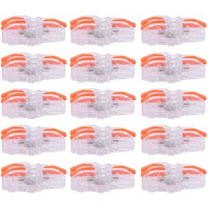 Unbranded 20Pcs Wire Quick Connector 1 in 2 out Transparent Unbranded 20Pcs Wire Quick Connector 1 in 2 out Transparent