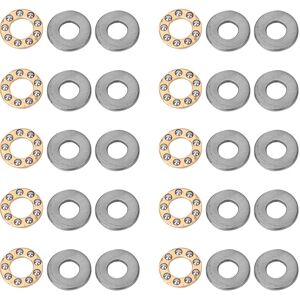Unbranded 10pcs Thrust Ball Bearing Miniature High Precision Unbranded 10pcs Thrust Ball Bearing Miniature High Precision