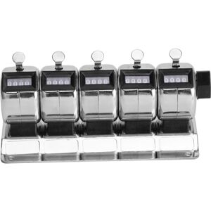 Unbranded Mechanical Counter Metal Manual Clicker 4‑Digit 5 Unbranded Mechanical Counter Metal Manual Clicker 4‑Digit 5