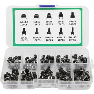 Unbranded 100Pcs Tactile Push Button Switch for TV Audio Unbranded 100Pcs Tactile Push Button Switch for TV Audio