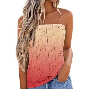 Unbranded (L, 004* Red) Vest for Women Promotion Boho Tops Strapless Bandeau Tank Tops Sum Unbranded (L, 004* Red) Vest for Women Promotion Boho Tops Strapless Bandeau Tank Tops Sum