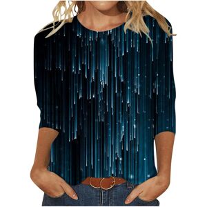 Unbranded (XL, 08 Dark Blue) Ladies Tops Clearance Womens T Shirts Trendy 3/4 Sleeve Tunic Unbranded (XL, 08 Dark Blue) Ladies Tops Clearance Womens T Shirts Trendy 3/4 Sleeve Tunic