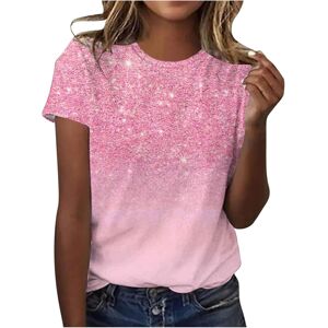 Unbranded (3XL, 005* Pink) Womens Tops Clearance Ladies T Shirts Summer Sparkling T Shirt Unbranded (3XL, 005* Pink) Womens Tops Clearance Ladies T Shirts Summer Sparkling T Shirt