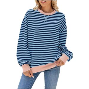 Unbranded (3XL, 002* Dark Blue) Womens Tops Clearance Women's Oversized Sweatshirts Stripe Unbranded (3XL, 002* Dark Blue) Womens Tops Clearance Women's Oversized Sweatshirts Stripe