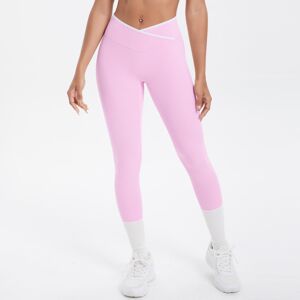 Unbranded (Trousers-Carmine, M) Contrast color cross tight high elastic high waist wide le Unbranded (Trousers-Carmine, M) Contrast color cross tight high elastic high waist wide le