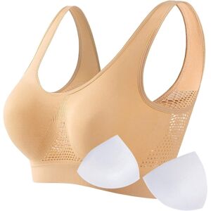 Unbranded (5XL, 04* Beige) Sports Bras Womens 1/2PC Plus Size High Impact No Underwire Wir Unbranded (5XL, 04* Beige) Sports Bras Womens 1/2PC Plus Size High Impact No Underwire Wir