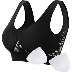 Unbranded (L, 04* Black) Sports Bras Womens 1/2PC Plus Size High Impact No Underwire Wiref Unbranded (L, 04* Black) Sports Bras Womens 1/2PC Plus Size High Impact No Underwire Wiref