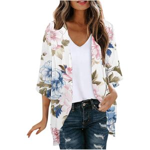 Unbranded (M, 017* White) Cardigans for Women UK Womens Kimono Cardigans Beach Cover Ups S Unbranded (M, 017* White) Cardigans for Women UK Womens Kimono Cardigans Beach Cover Ups S