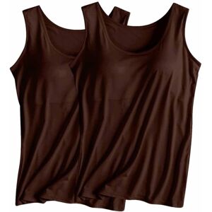 Unbranded (L, 008* Wine) Vest Tops Women UK 2PCS Womens Tank Tops with Built in Bras 2024 Unbranded (L, 008* Wine) Vest Tops Women UK 2PCS Womens Tank Tops with Built in Bras 2024